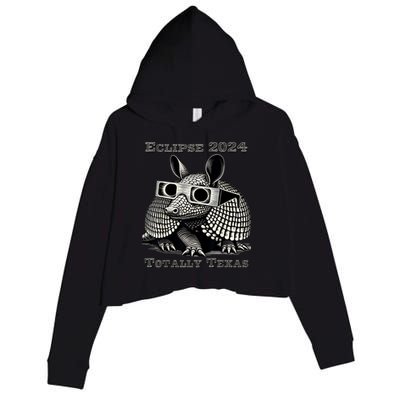 Eclipse 2024 Totally Texas Crop Fleece Hoodie