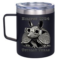 Eclipse 2024 Totally Texas 12oz Stainless Steel Coffee Mug
