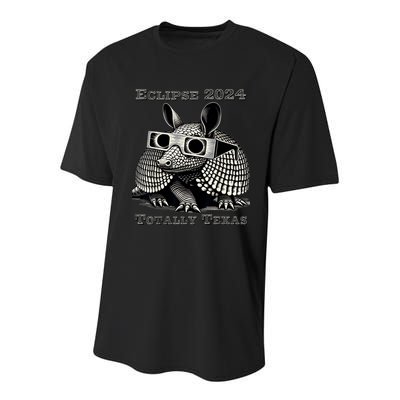 Eclipse 2024 Totally Texas Youth Performance Sprint T-Shirt