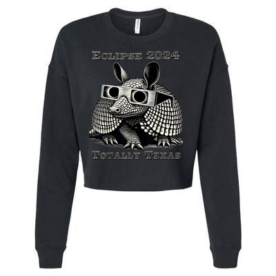 Eclipse 2024 Totally Texas Cropped Pullover Crew