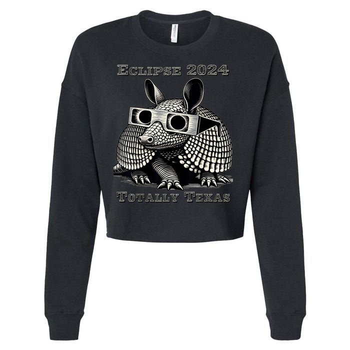 Eclipse 2024 Totally Texas Cropped Pullover Crew