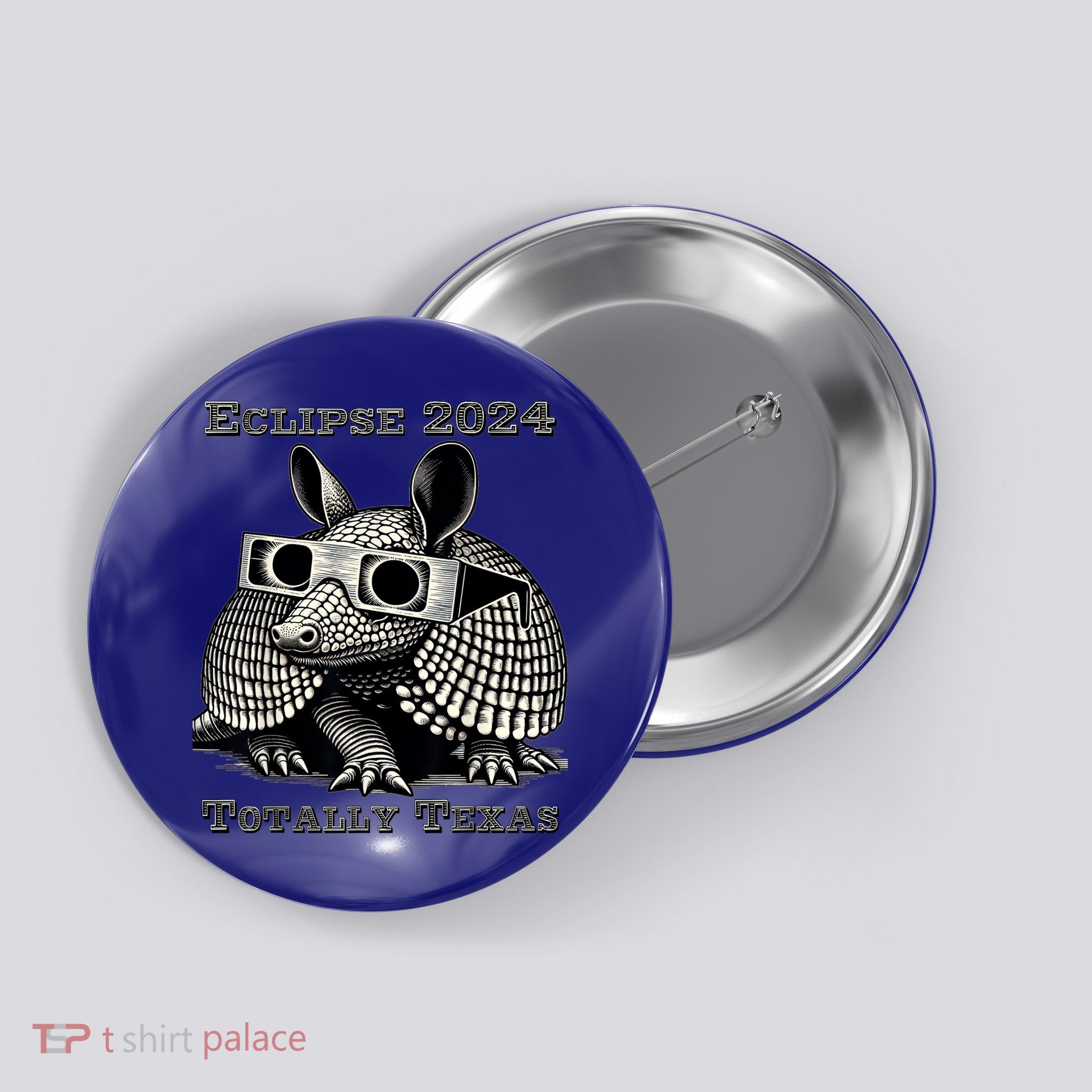 Eclipse 2024 Totally Texas Button