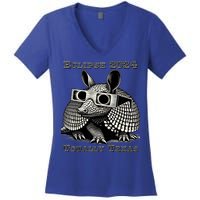 Eclipse 2024 Totally Texas Women's V-Neck T-Shirt