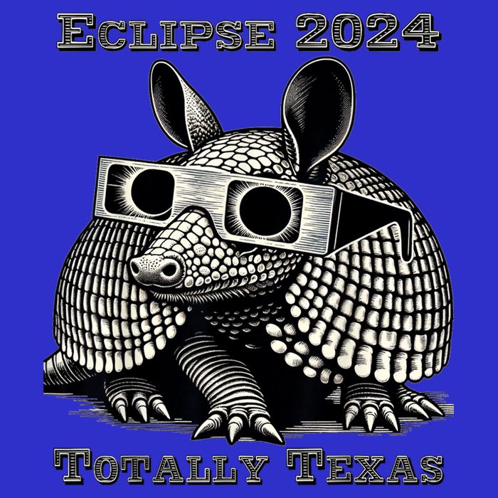 Eclipse 2024 Totally Texas Women's V-Neck T-Shirt
