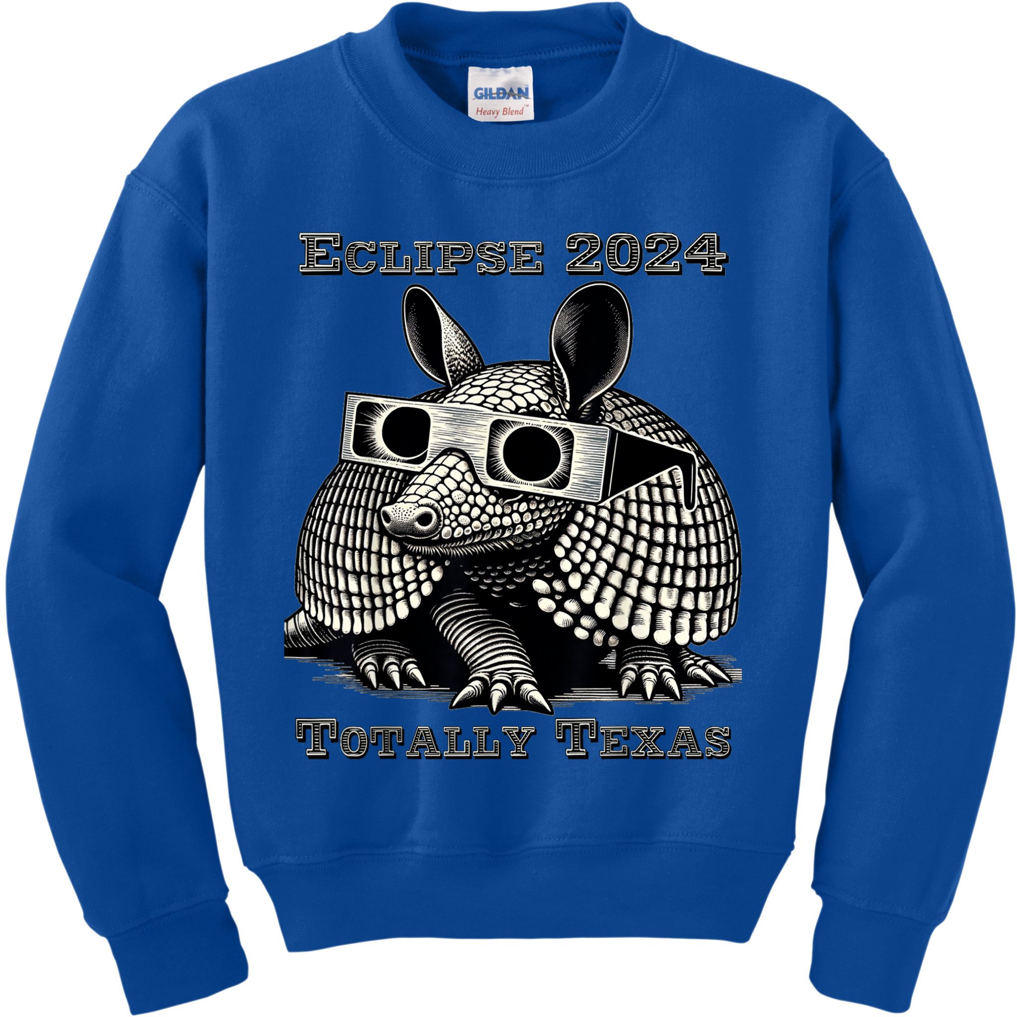 Eclipse 2024 Totally Texas Kids Sweatshirt
