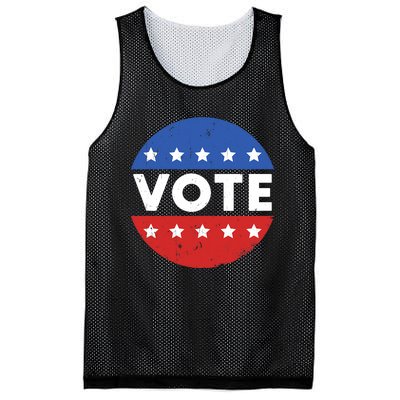 Election 2024 Voter Vintage Button Mesh Reversible Basketball Jersey Tank