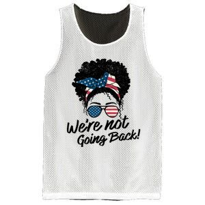 Election 2024 Were Not Going Back Mesh Reversible Basketball Jersey Tank