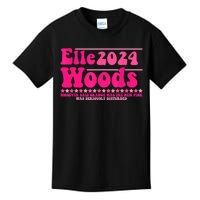 Elle 2024 Woods Funny Pink Kids T-Shirt