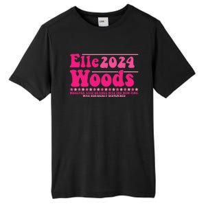 Elle 2024 Woods Funny Pink Text Apparel Tall Fusion ChromaSoft Performance T-Shirt