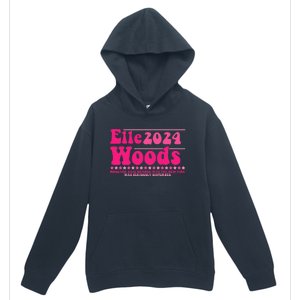 Elle 2024 Woods Funny Pink Text Apparel Urban Pullover Hoodie