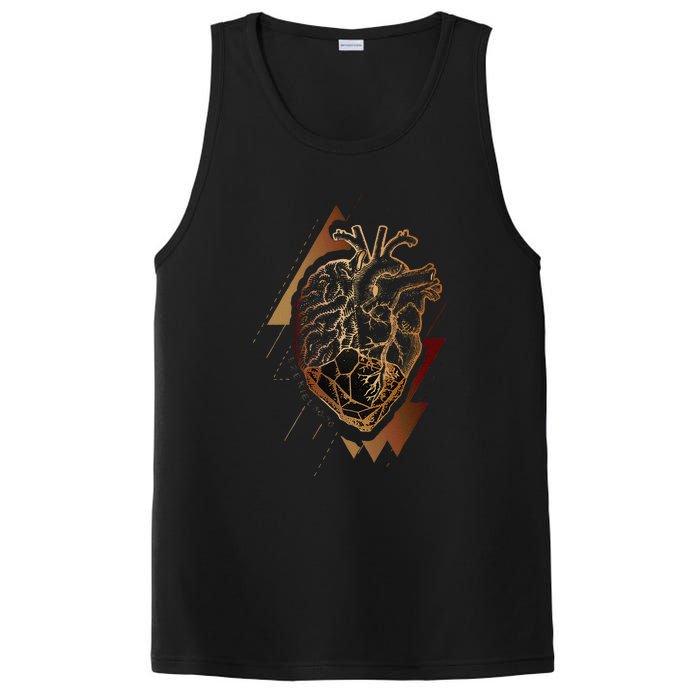 Ezekiel 3626 Heart Of Flesh Bible Verse Christian Faith PosiCharge Competitor Tank