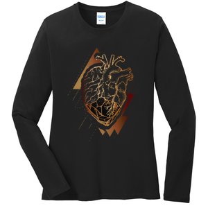 Ezekiel 3626 Heart Of Flesh Bible Verse Christian Faith Ladies Long Sleeve Shirt