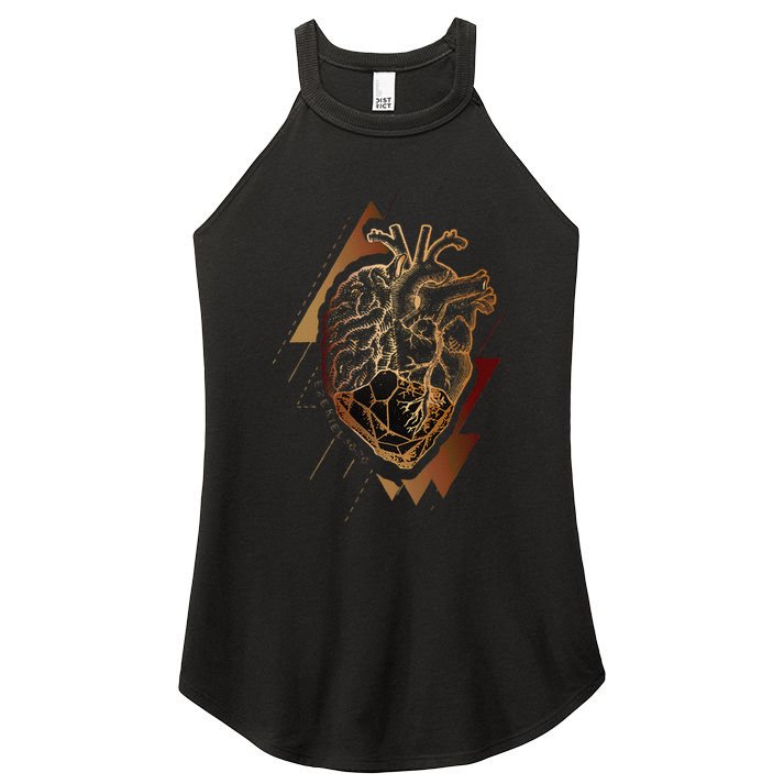 Ezekiel 3626 Heart Of Flesh Bible Verse Christian Faith Women's Perfect Tri Rocker Tank