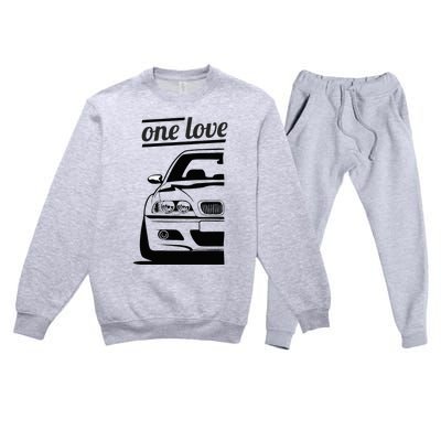 E46 3 Series One Love One Life Premium Crewneck Sweatsuit Set