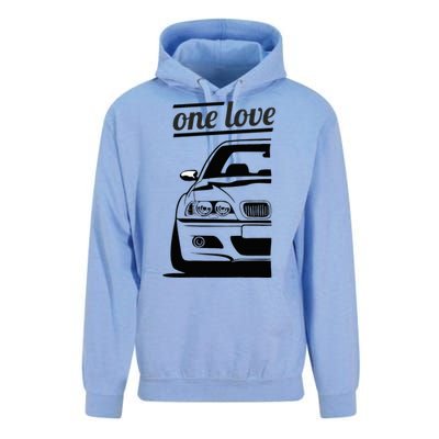 E46 3 Series One Love One Life Unisex Surf Hoodie