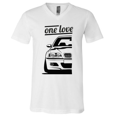 E46 3 Series One Love One Life V-Neck T-Shirt