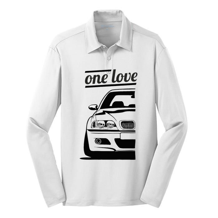 E46 3 Series One Love One Life Silk Touch Performance Long Sleeve Polo