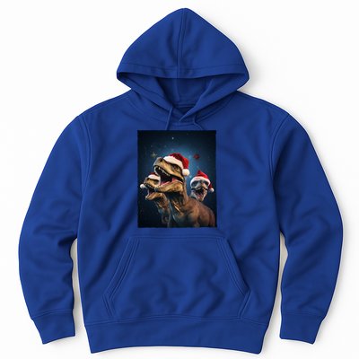 Epic 3 Trex Santa Christmas Trex Gift Hoodie