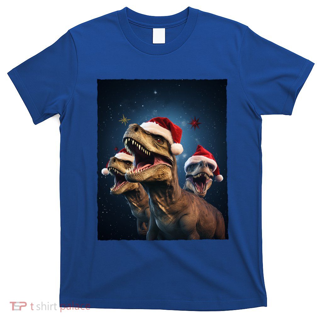 Epic 3 Trex Santa Christmas Trex Gift T-Shirt