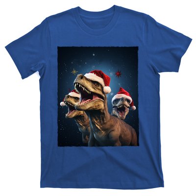 Epic 3 Trex Santa Christmas Trex Gift T-Shirt