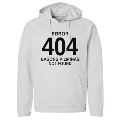 Error 404 Bagong Pilipinas Not Found Attractive Performance Fleece Hoodie