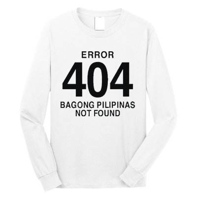 Error 404 Bagong Pilipinas Not Found Attractive Long Sleeve Shirt