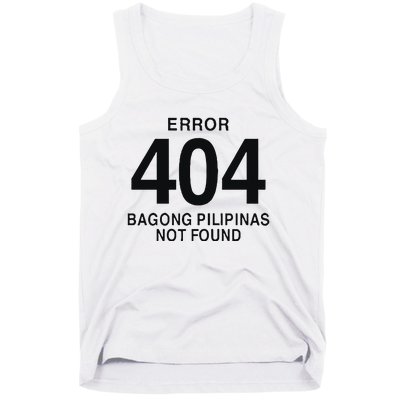 Error 404 Bagong Pilipinas Not Found Attractive Tank Top