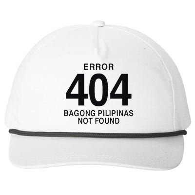 Error 404 Bagong Pilipinas Not Found Attractive Snapback Five-Panel Rope Hat