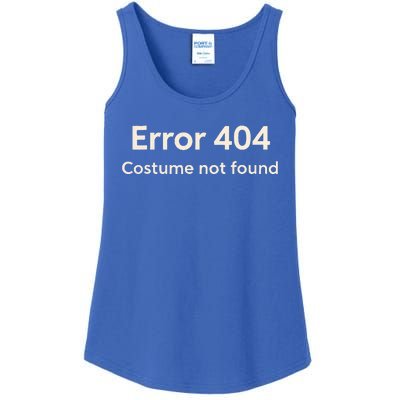 Error 404 Costume Not Found Ladies Essential Tank