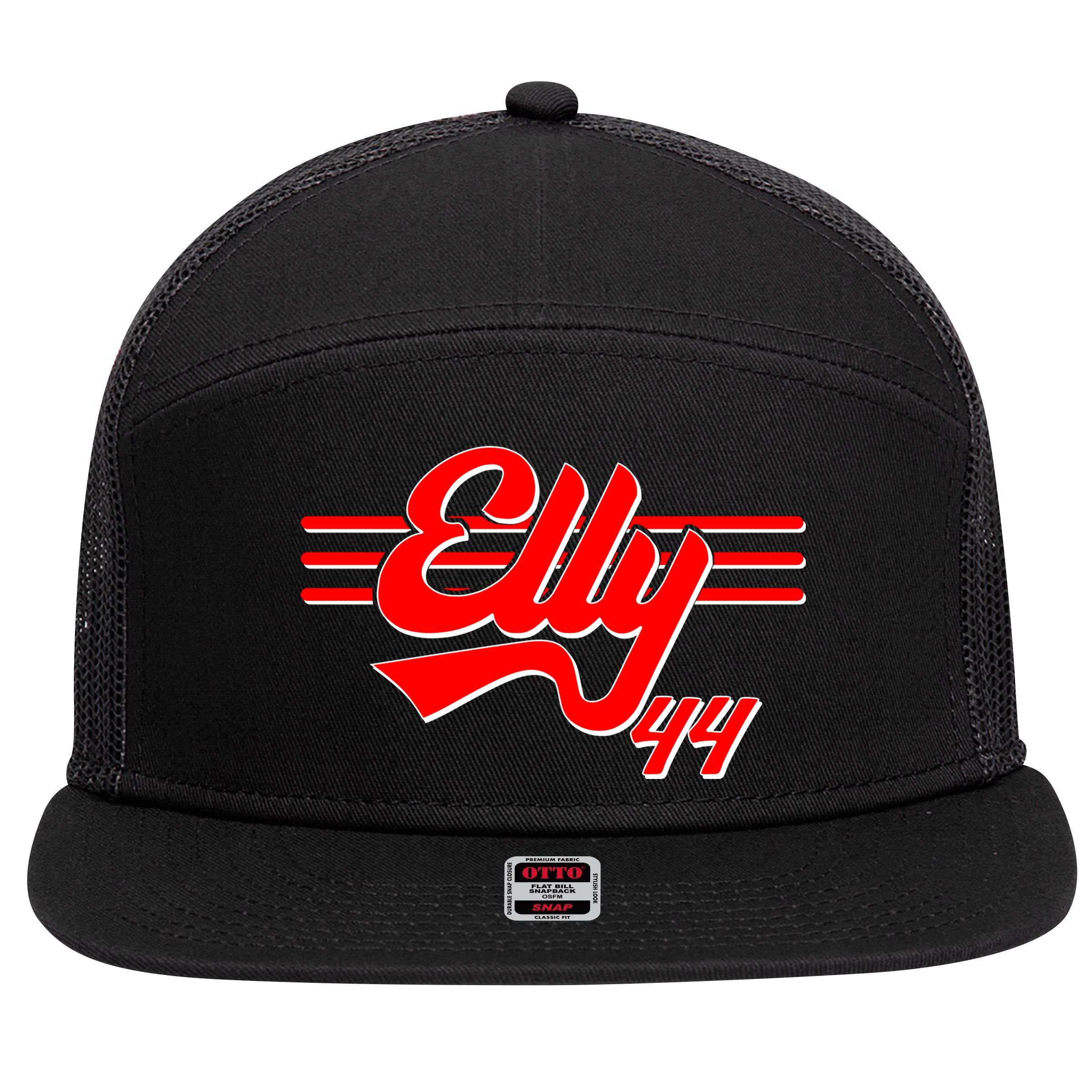 Elly 44 Cincinnati Baseball 7 Panel Mesh Trucker Snapback Hat