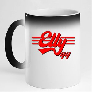 Elly 44 Cincinnati Baseball 11oz Black Color Changing Mug