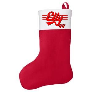 Elly 44 Cincinnati Baseball Felt Holiday Christmas Stocking