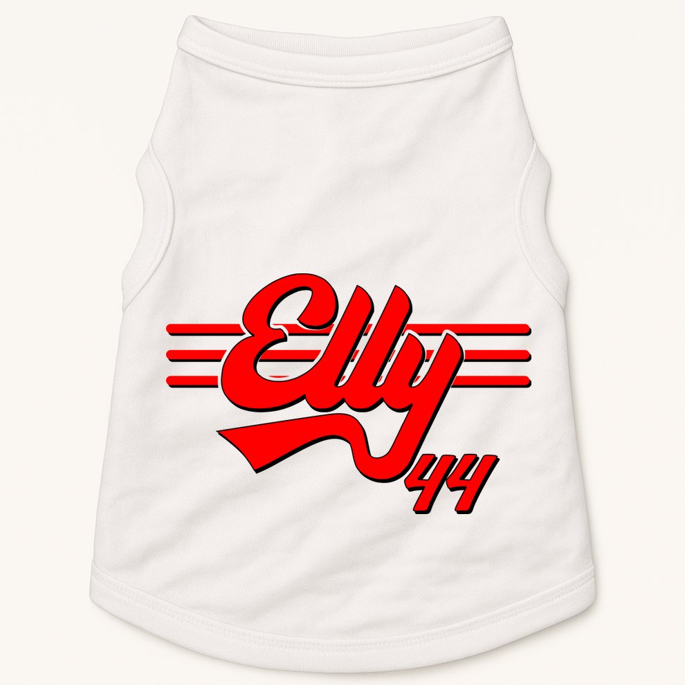 Elly 44 Cincinnati Baseball Doggie Tank