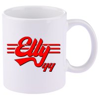 Elly 44 Cincinnati Baseball 11oz C Handle Ceramic Mug
