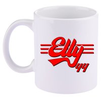 Elly 44 Cincinnati Baseball 11oz C Handle Ceramic Mug