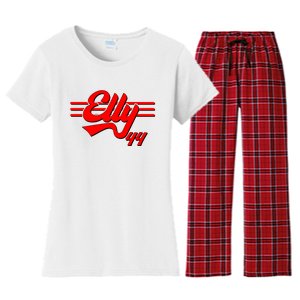 Elly 44 Cincinnati Baseball Women's Flannel Pajama Set