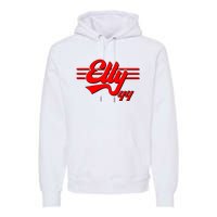 Elly 44 Cincinnati Baseball Premium Hoodie