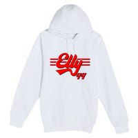 Elly 44 Cincinnati Baseball Premium Pullover Hoodie