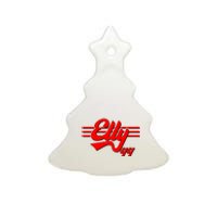 Elly 44 Cincinnati Baseball Ceramic Tree Ornament