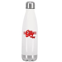 Elly 44 Cincinnati Baseball Stainless Steel Insulated Water Bottle