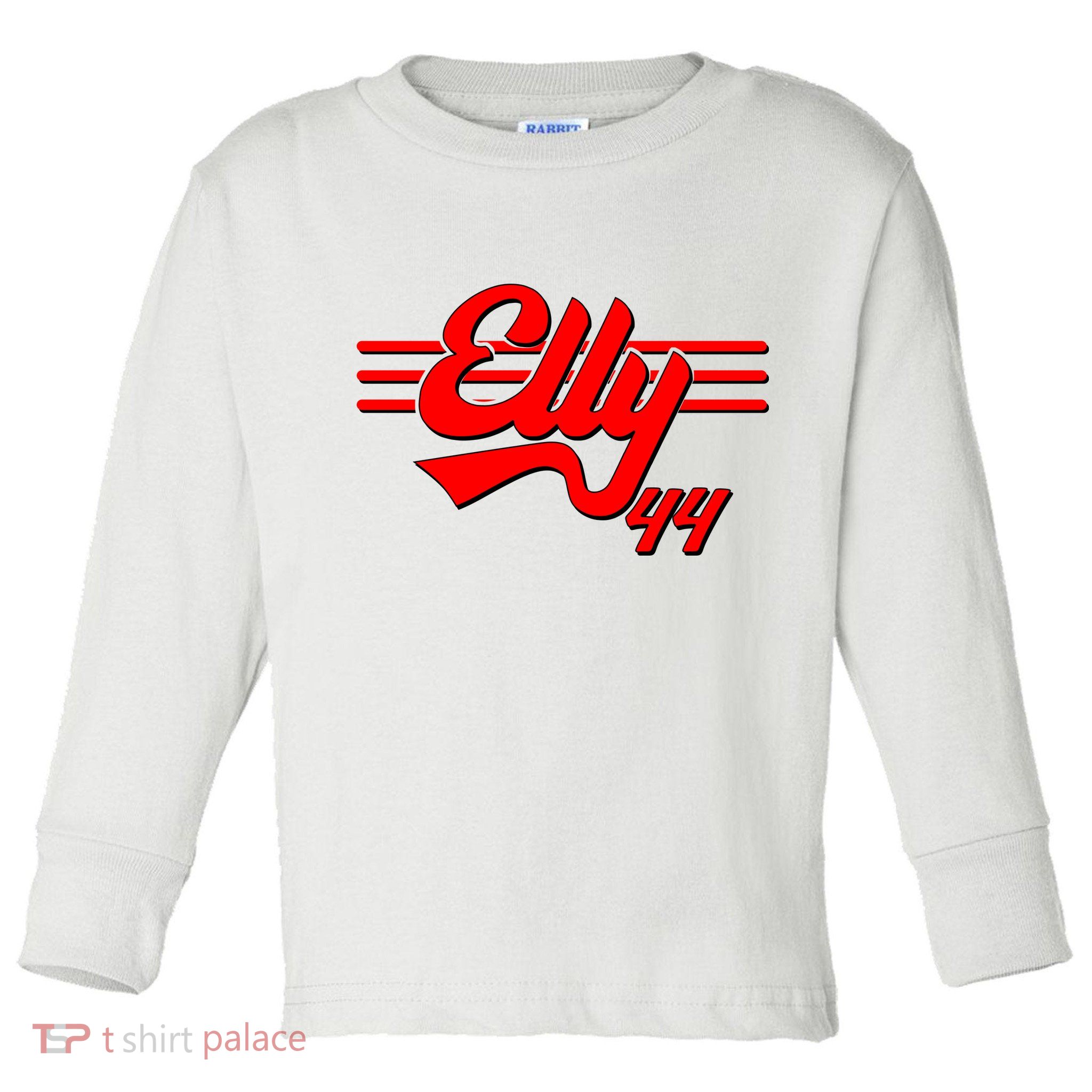 Elly 44 Cincinnati Baseball Toddler Long Sleeve Shirt