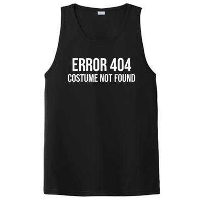 Error 404 Costume Not Found Funny Halloween Costume PosiCharge Competitor Tank