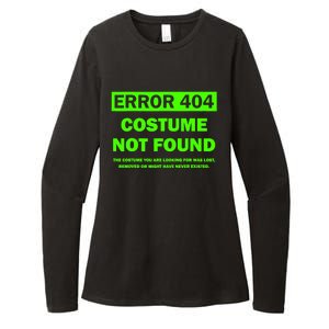 Error 404 Costume Not Found Halloween Matching Womens CVC Long Sleeve Shirt