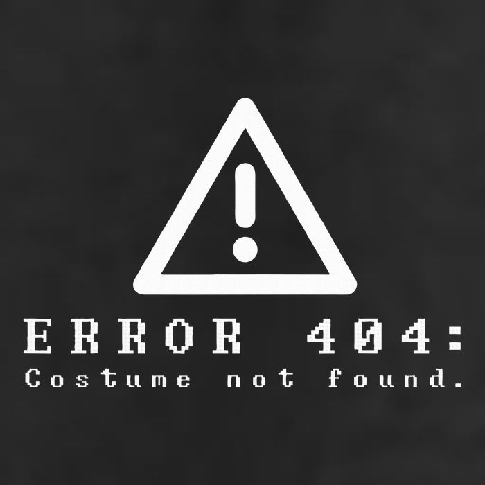 Error 404 Costume Not Found Funny Halloween Computer Geek Knit Cap Winter Beanie