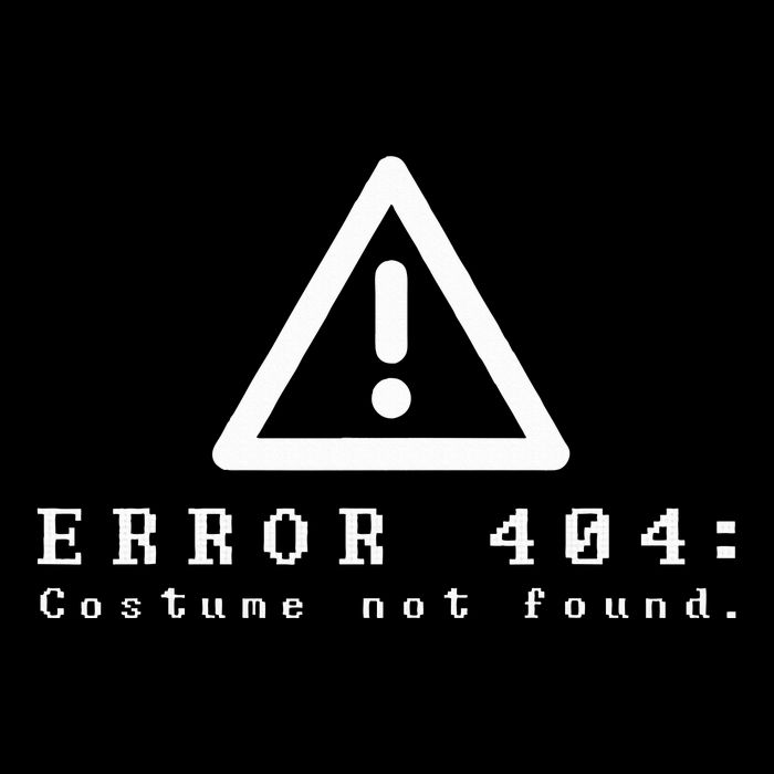 Error 404 Costume Not Found Funny Halloween Computer Geek Cooling Performance Long Sleeve Crew