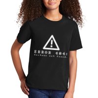 Error 404 Costume Not Found Funny Halloween Computer Geek Kids T-Shirt