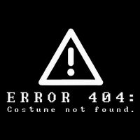 Error 404 Costume Not Found Funny Halloween Computer Geek Kids T-Shirt
