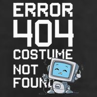 Error 404 Costume Not Found Halloween Geek Matching Knit Cap Winter Beanie