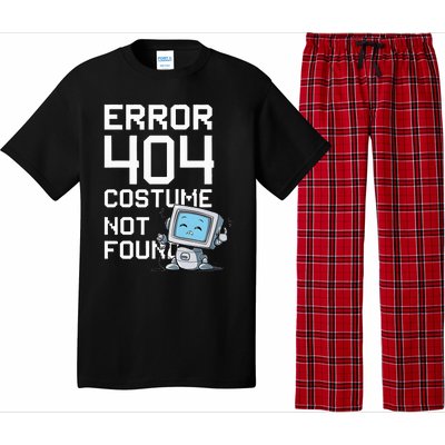 Error 404 Costume Not Found Halloween Geek Matching Pajama Set