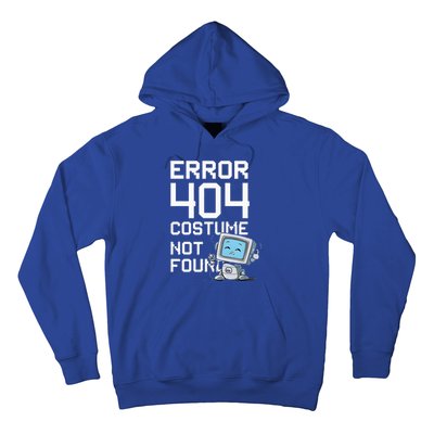 Error 404 Costume Not Found Halloween Geek Matching Hoodie